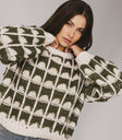 round neck knit sweater