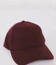 Basic Baseball Cap in Burgundy