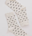 White socks with bows