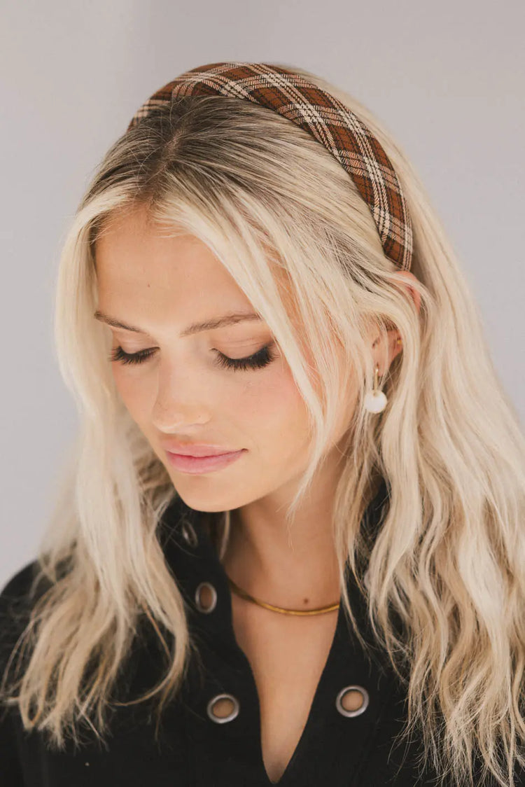 Brown headband