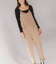 taupe onesie with pockets