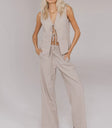 Woven bottom in taupe