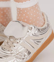 Dot socks in white