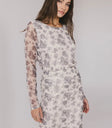 Round neck top in grey