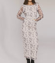 Midi skirt in grey