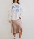 Oversized sweatshirt in white