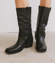 Black boots