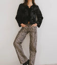 Long sleeves jacket in black