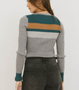 COLORBLOCK RIBBED TOP