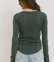 raw detail ribbed top