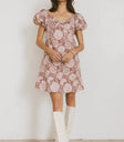 Mini mauve dress