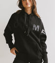 black bohme graphic hoodie