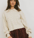 Sweater in cream color