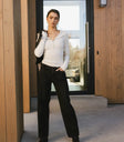 Straight legs denim in black