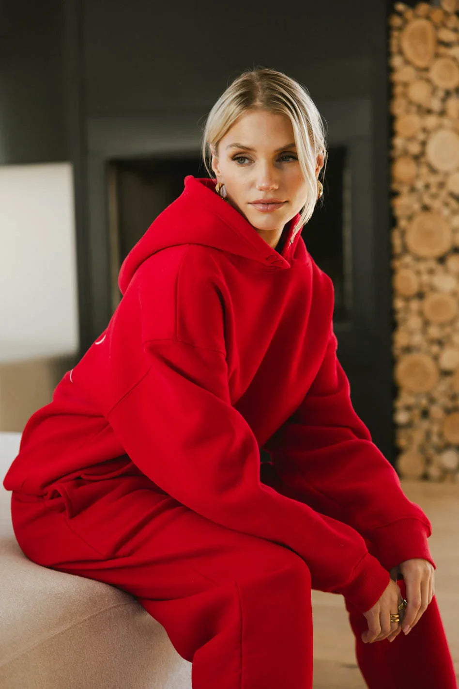 Red sweatshirt