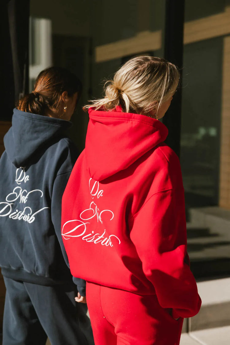 Red hoodie