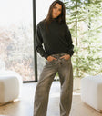 Long sleeves sweater in charcoal