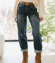 Pants in dark wash