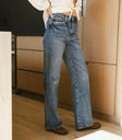 Medium wash denim