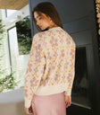 Floral cardigan in pink