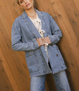 Denim blazer