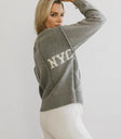 Long sleeves sweater in grey