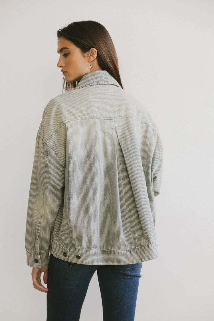 Denim jacket in light wash