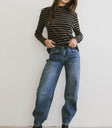 medium wash denim