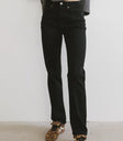 Straight legs denim in black