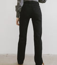 Two back pockets denim in black