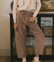 Two hand pockets pants in mauve