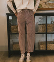 High rise pants in mauve
