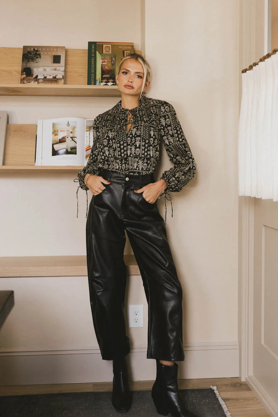 Long sleeves to pin black