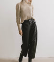 Knit top in olive
