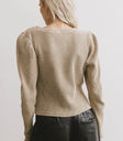 Plain color top in olive