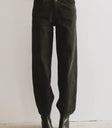Low rise denim in black