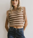 Vest in brown