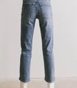 Straight legs denim in medium wash