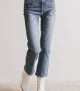 High rise denim