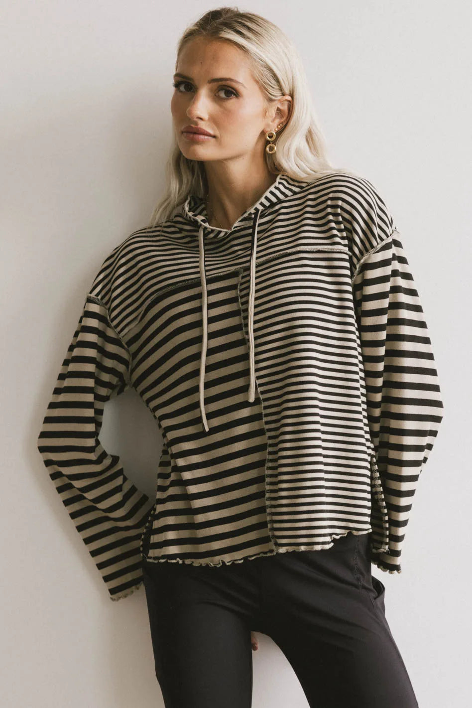 Striped hoodie