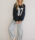 navy oversized sweater