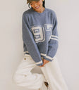 soft blue sweater