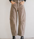 corduroy pants in taupe