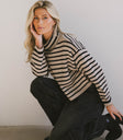 Miya Striped Turtleneck Sweater - FINAL SALE
