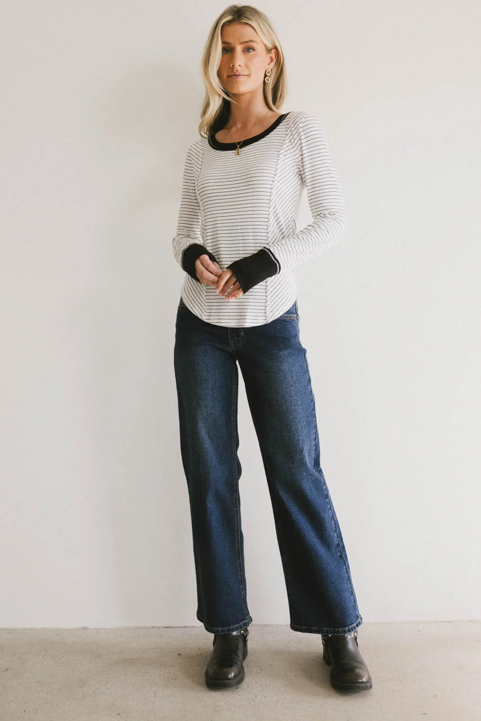 Straight legs denim