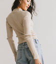 Long sleeves top in beige