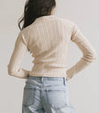 Plain color top in beige