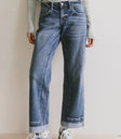 Wide legs pants in medium wash