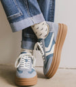 Blue sneakers