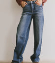 Medium wash denim